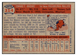 1957 Topps Baseball #314 Ed Bouchee Phillies VG-EX 508085