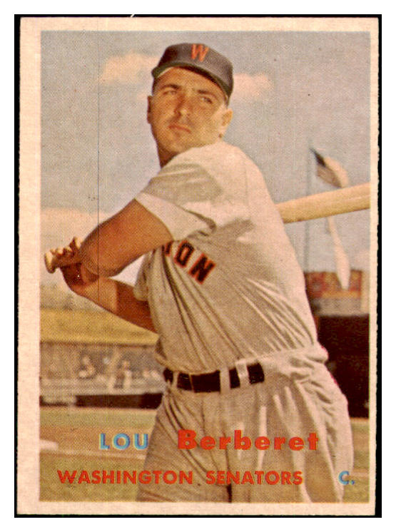 1957 Topps Baseball #315 Lou Berberet Senators NR-MT 508086