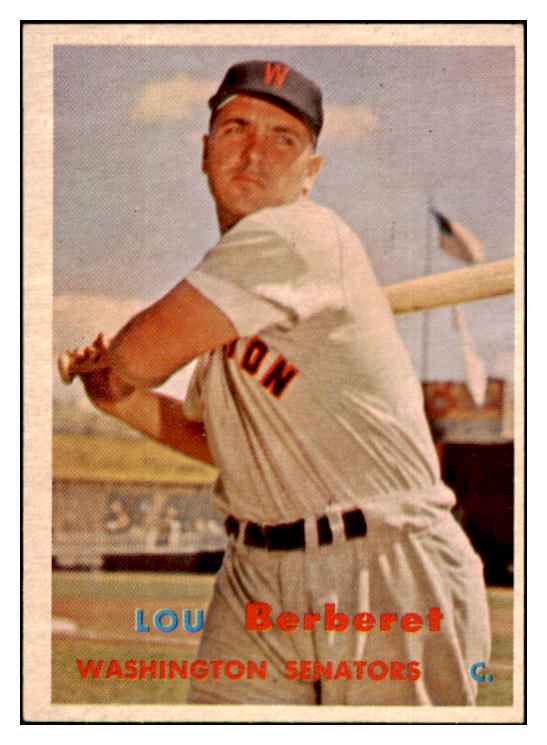 1957 Topps Baseball #315 Lou Berberet Senators EX-MT 508088