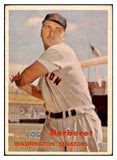 1957 Topps Baseball #315 Lou Berberet Senators EX 508090