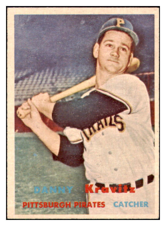 1957 Topps Baseball #267 Danny Kravitz Pirates EX-MT 508099