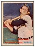 1957 Topps Baseball #267 Danny Kravitz Pirates EX 508101