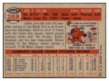 1957 Topps Baseball #268 Jackie Collum Cubs EX-MT 508104