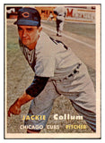 1957 Topps Baseball #268 Jackie Collum Cubs EX-MT 508105