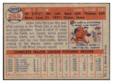 1957 Topps Baseball #268 Jackie Collum Cubs EX 508107