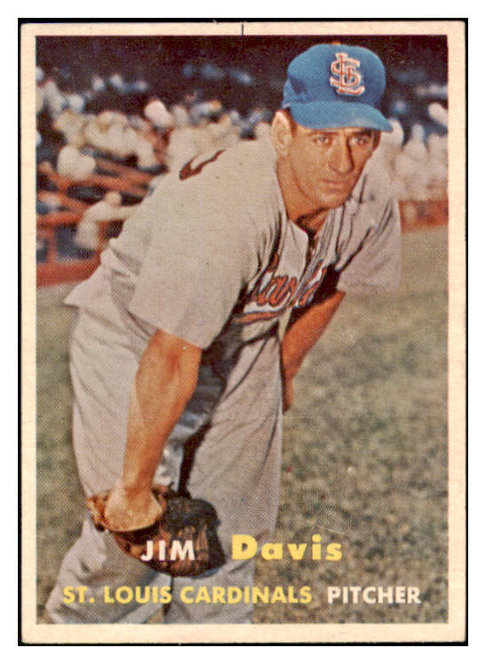 1957 Topps Baseball #273 Jim Davis Cardinals NR-MT 508114