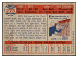 1957 Topps Baseball #273 Jim Davis Cardinals EX 508117