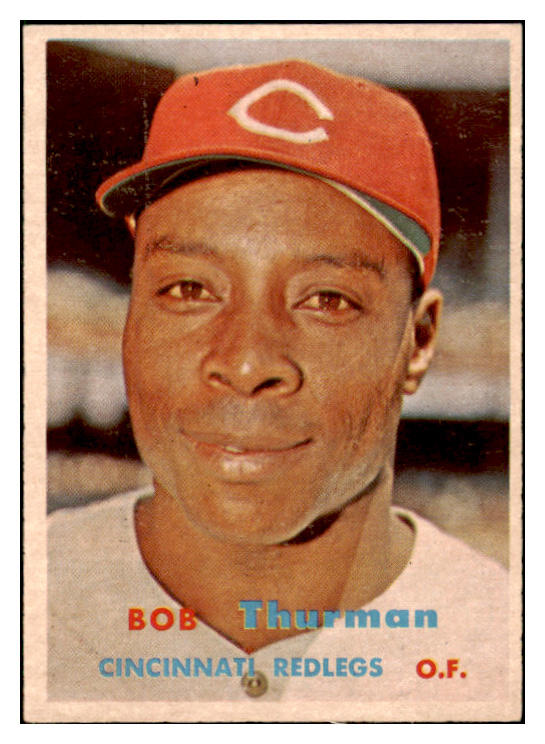 1957 Topps Baseball #279 Bob Thurman Reds EX-MT 508126