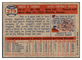 1957 Topps Baseball #279 Bob Thurman Reds EX 508129