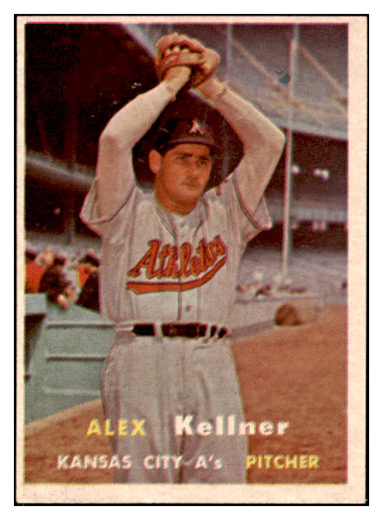 1957 Topps Baseball #280 Alex Kellner A's EX 508134