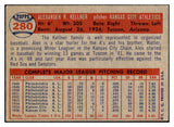 1957 Topps Baseball #280 Alex Kellner A's EX 508135