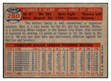 1957 Topps Baseball #280 Alex Kellner A's EX 508136