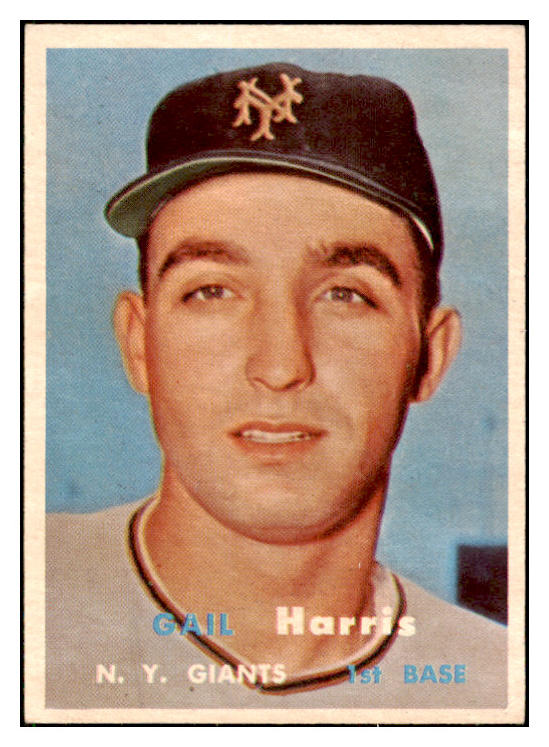 1957 Topps Baseball #281 Gail Harris Giants NR-MT 508137