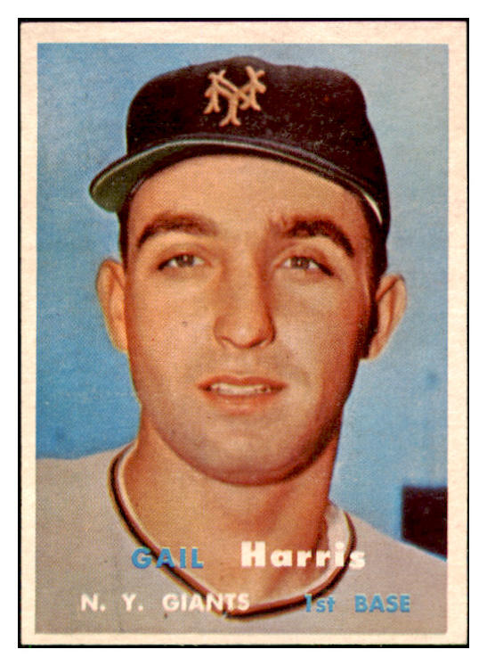 1957 Topps Baseball #281 Gail Harris Giants NR-MT 508138
