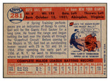1957 Topps Baseball #281 Gail Harris Giants NR-MT 508138