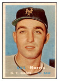 1957 Topps Baseball #281 Gail Harris Giants VG-EX 508142