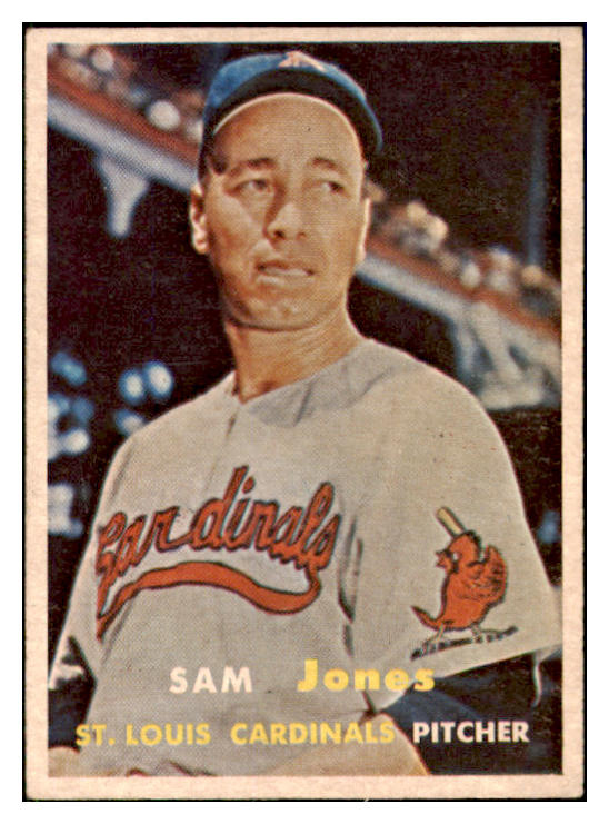 1957 Topps Baseball #287 Sam Jones Cardinals EX-MT 508150