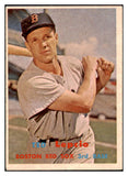 1957 Topps Baseball #288 Ted Lepcio Red Sox EX 508156