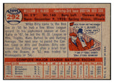 1957 Topps Baseball #292 Billy Klaus Red Sox EX-MT 508170