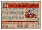 1957 Topps Baseball #292 Billy Klaus Red Sox EX-MT 508171