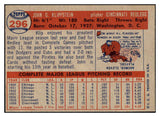 1957 Topps Baseball #296 Johnny Klippstein Reds NR-MT 508186