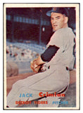 1957 Topps Baseball #297 Jack Crimian Tigers VG-EX 508198