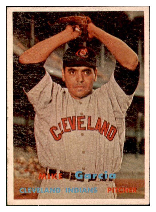 1957 Topps Baseball #300 Mike Garcia Indians EX-MT 508206