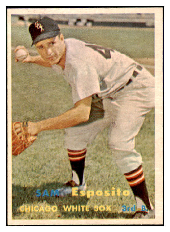 1957 Topps Baseball #301 Sam Esposito White Sox NR-MT 508210
