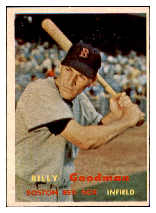 1957 Topps Baseball #303 Billy Goodman Red Sox EX 508219