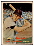 1957 Topps Baseball #303 Billy Goodman Red Sox EX 508219