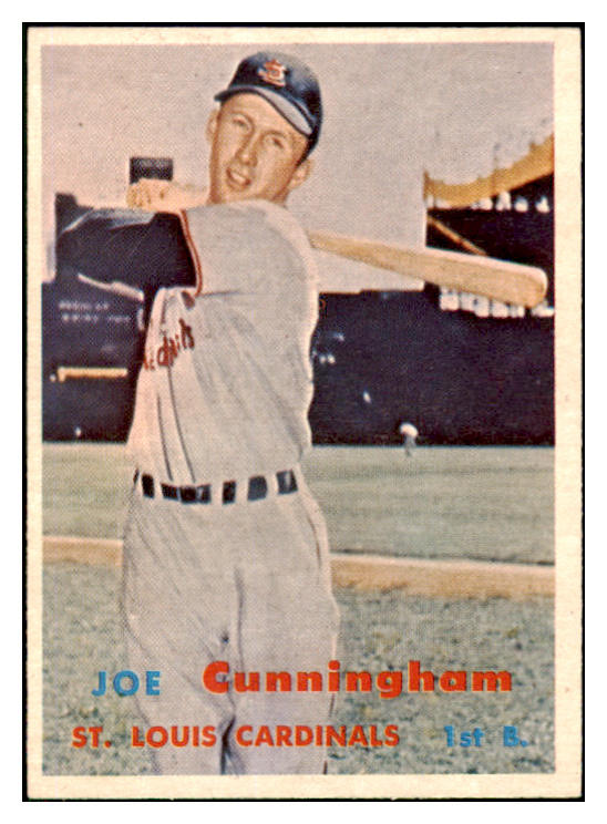 1957 Topps Baseball #304 Joe Cunningham Cardinals NR-MT 508223