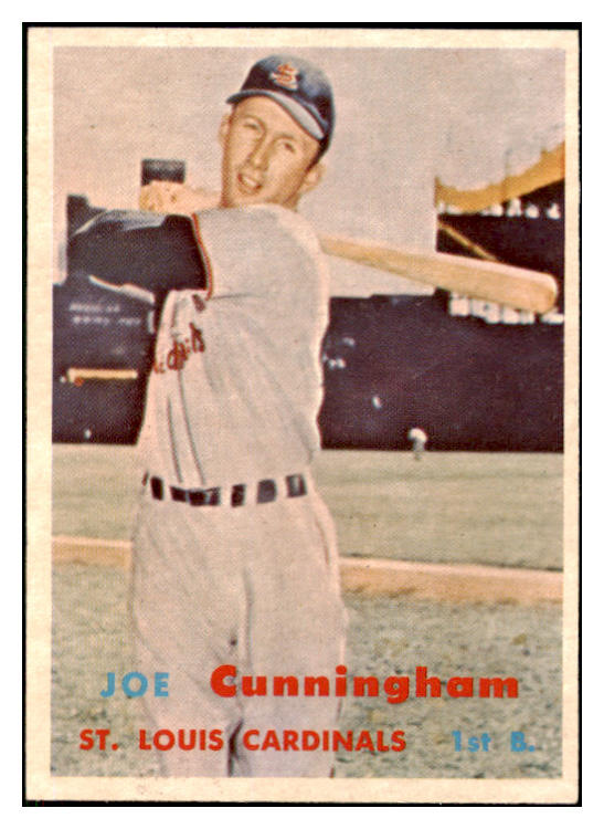 1957 Topps Baseball #304 Joe Cunningham Cardinals NR-MT 508224