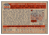 1957 Topps Baseball #304 Joe Cunningham Cardinals EX-MT 508225