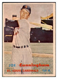 1957 Topps Baseball #304 Joe Cunningham Cardinals EX 508228