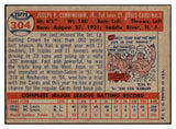 1957 Topps Baseball #304 Joe Cunningham Cardinals EX 508228