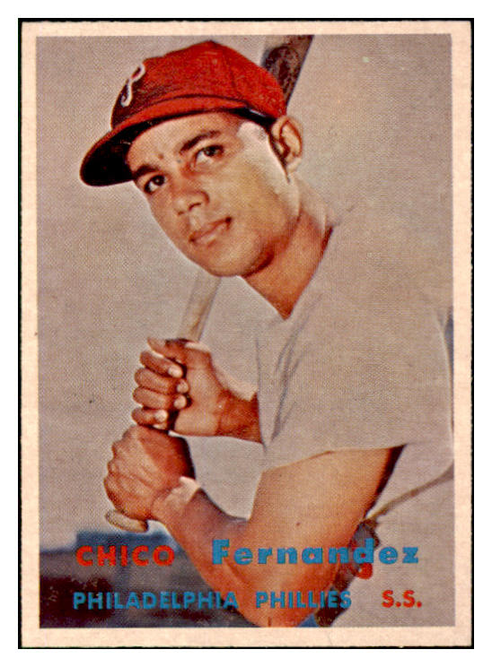 1957 Topps Baseball #305 Chico Fernandez Phillies NR-MT 508229