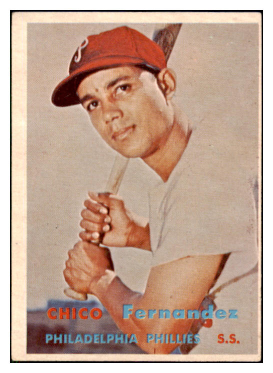 1957 Topps Baseball #305 Chico Fernandez Phillies VG-EX 508235