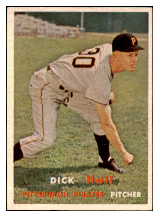 1957 Topps Baseball #308 Dick Hall Pirates NR-MT 508236