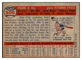 1957 Topps Baseball #308 Dick Hall Pirates NR-MT 508236