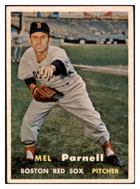 1957 Topps Baseball #313 Mel Parnell Red Sox EX 508242