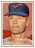 1957 Topps Baseball #316 Billy O'Dell Orioles EX 508247