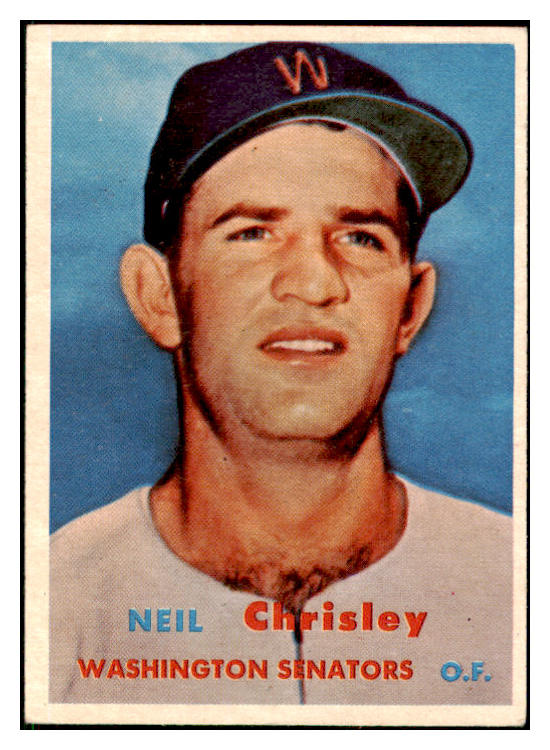 1957 Topps Baseball #320 Neil Chrisley Senators NR-MT 508262