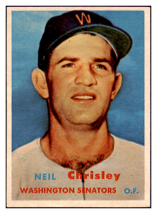 1957 Topps Baseball #320 Neil Chrisley Senators NR-MT 508263