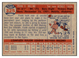 1957 Topps Baseball #325 Frank Bolling Tigers EX 508284