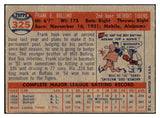 1957 Topps Baseball #325 Frank Bolling Tigers EX 508285