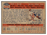 1957 Topps Baseball #325 Frank Bolling Tigers VG-EX 508287