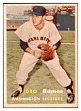 1957 Topps Baseball #326 Pedro Ramos Senators EX-MT 508288