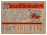 1957 Topps Baseball #326 Pedro Ramos Senators EX-MT 508288