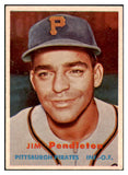 1957 Topps Baseball #327 Jim Pendleton Pirates EX-MT 508293