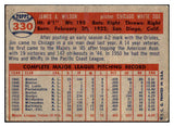 1957 Topps Baseball #330 Jim Wilson White Sox EX 508305